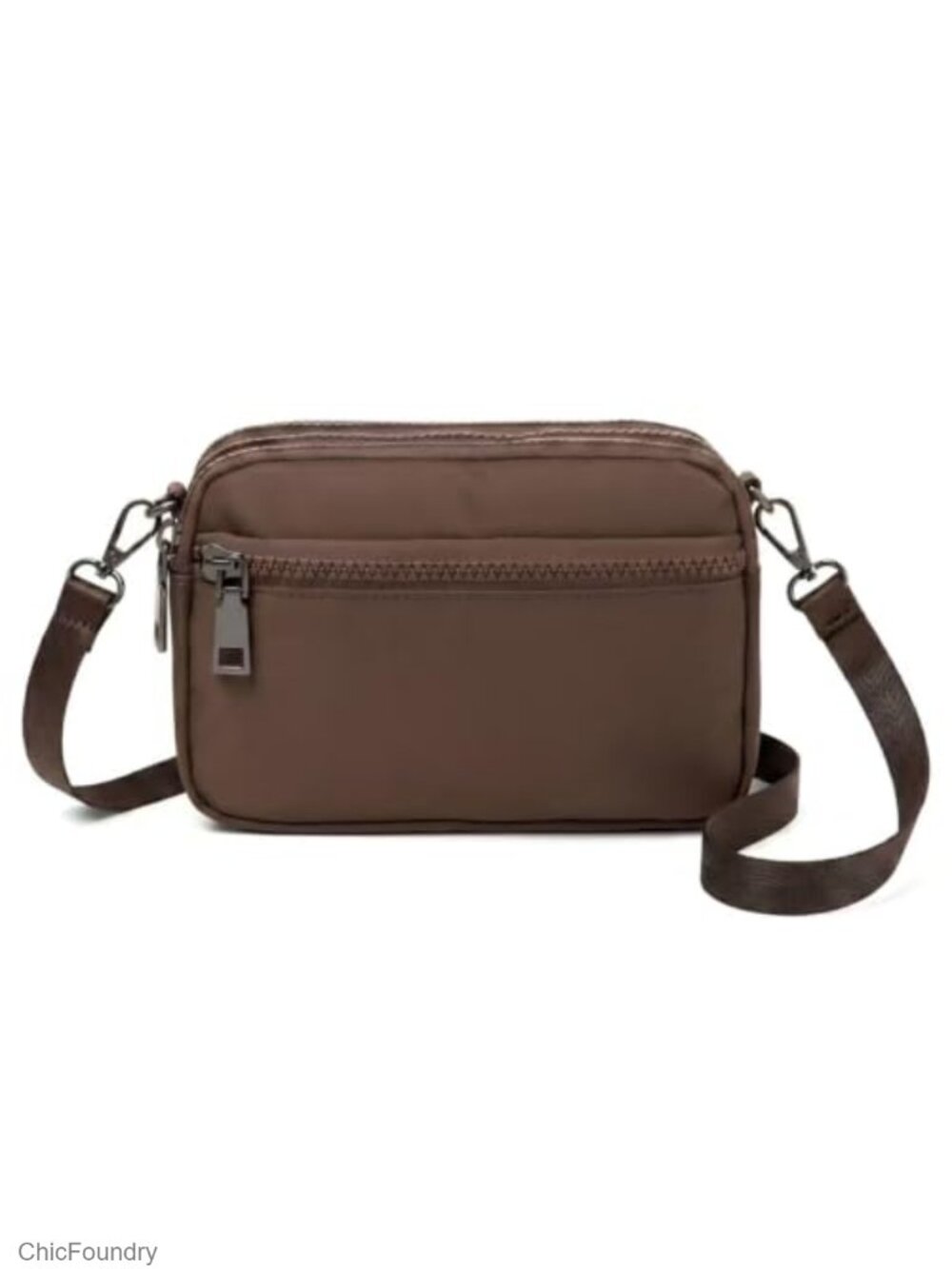 Small Crossbody Bag for Women, Lightweight Nylon Multi-Pocket Travel Purse with